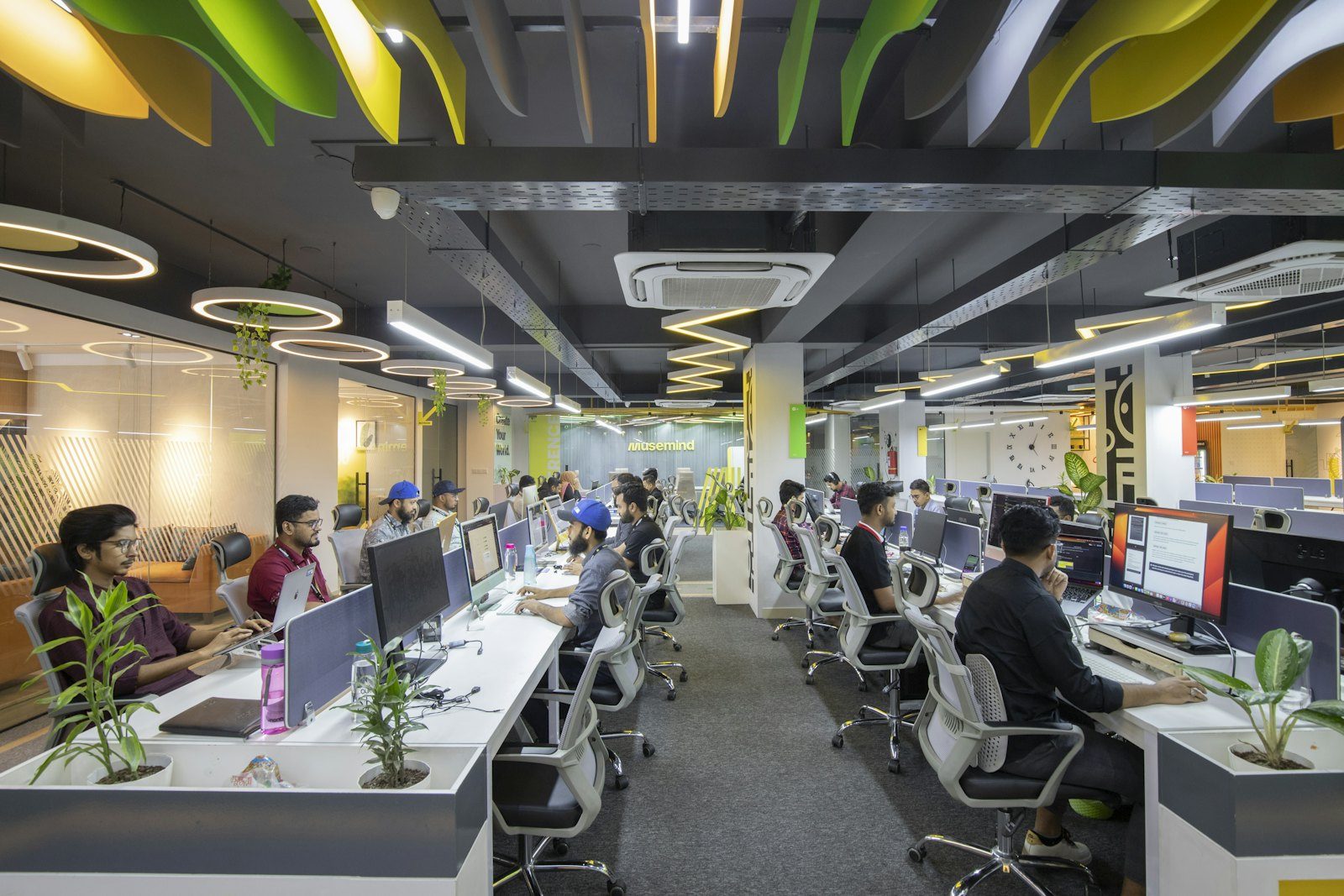 The ASP Infotech team discussing a technology decision