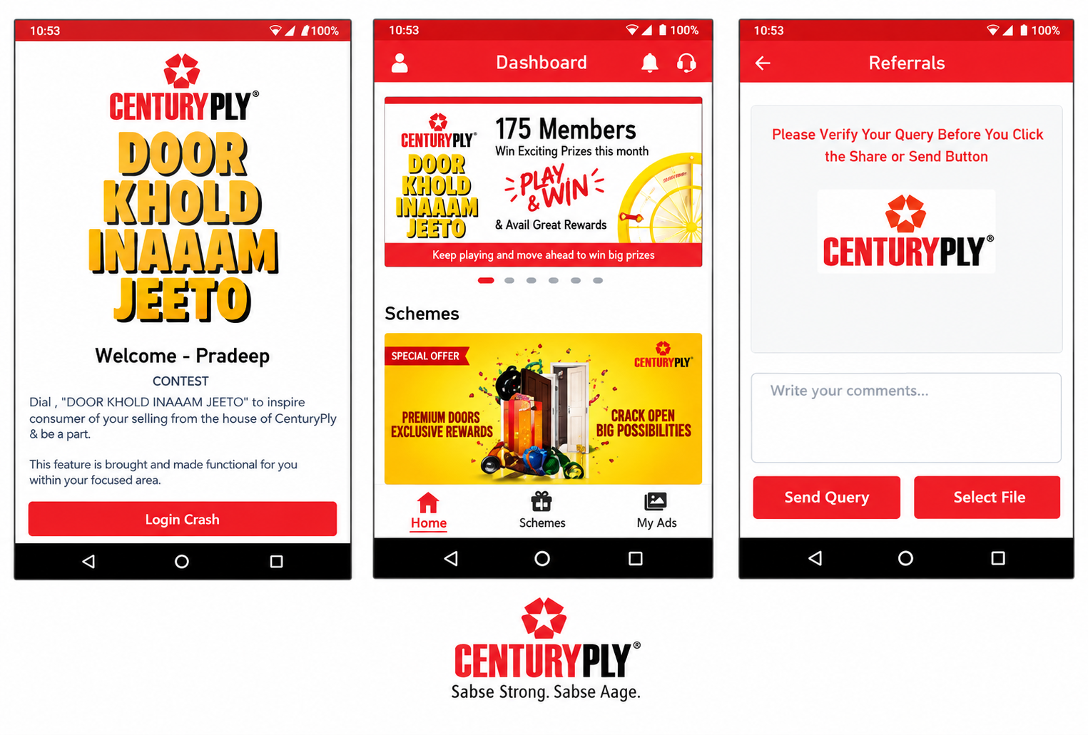 Retailer using a channel loyalty mobile application on a smartphone